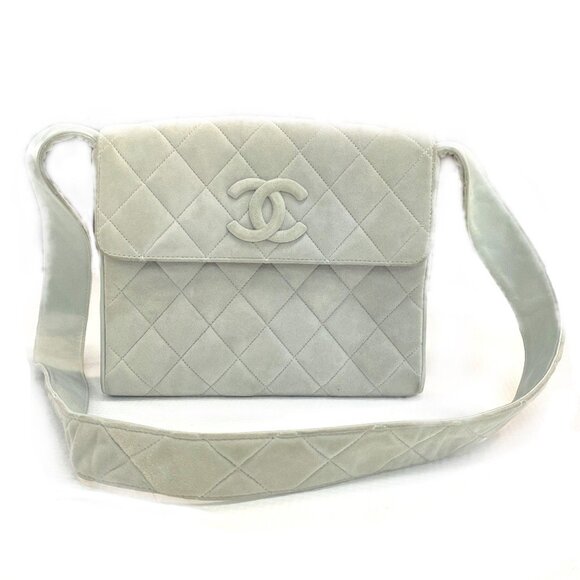 CHANEL Gray Shoulder Bag - Picture 1 of 16